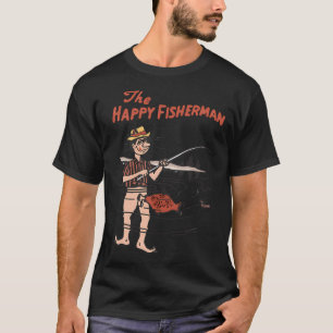 T-shirt Blague drôle Le Pêcheur Heureux