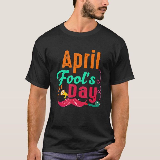 T-shirt Blague Farce Costume de fête de Poisson d'avril Fe (Devant)