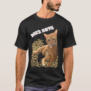 T-shirt Blague sur Cat Deez Nuts avec des Pistaches