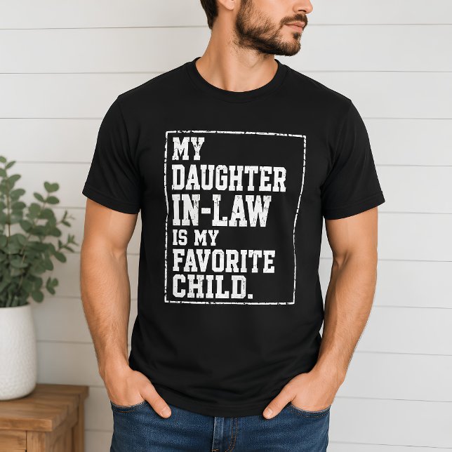 T-shirt Blague sur la belle-fille préférée (Créateur téléchargé)