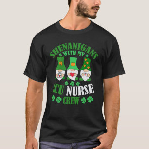 T-shirt Blagues Avec Mon Équipe D'infirmières De Réanimati