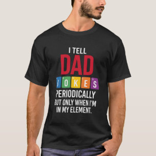 T-shirt blagues de papa drôles Dire des blagues de papa pé
