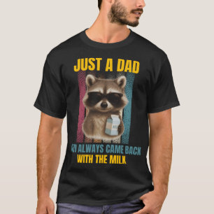 T-shirt Blagues de papa vintage Raton laveur papa drôle dr