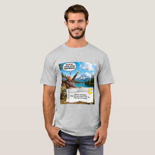 T-shirt Blagues de papier d'emballage de chewing-gum