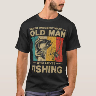 T-shirt Blagues de pêche vintage drôles Femmes Hommes Pêch