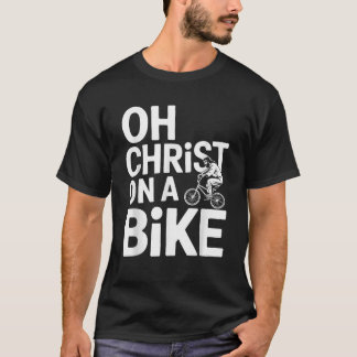 T-shirt Blagues drôles de cyclisme chrétien Citations de J