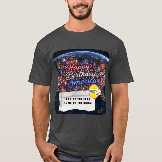 T-Shirt Blagues sur les Emballages de Chewing-Gum  (Devant)