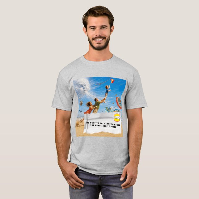 T-shirt Blagues sur les emballages de chewing-gum (Devant entier)