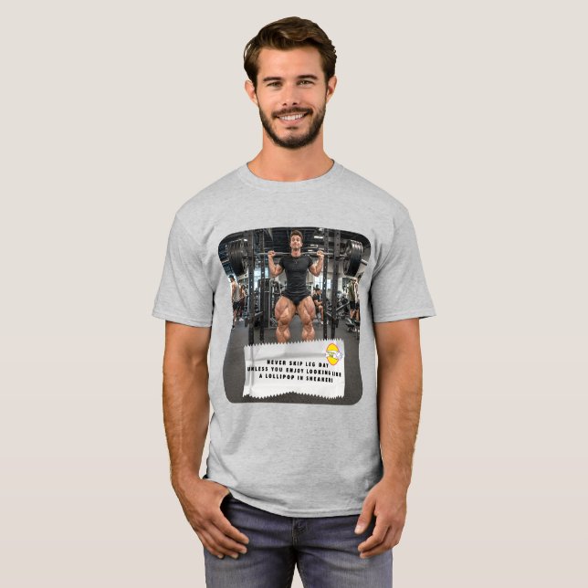 T-Shirt Blagues sur les Emballages de Chewing-Gum  (Devant entier)