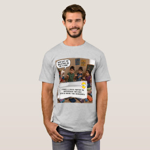 T-shirt Blagues sur les emballages de chewing-gum