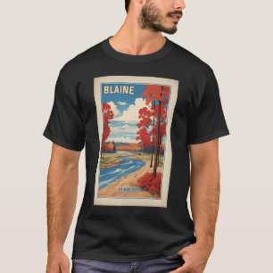 T-shirt Blaine Minnesota États-Unis Tourisme Vintage voyag
