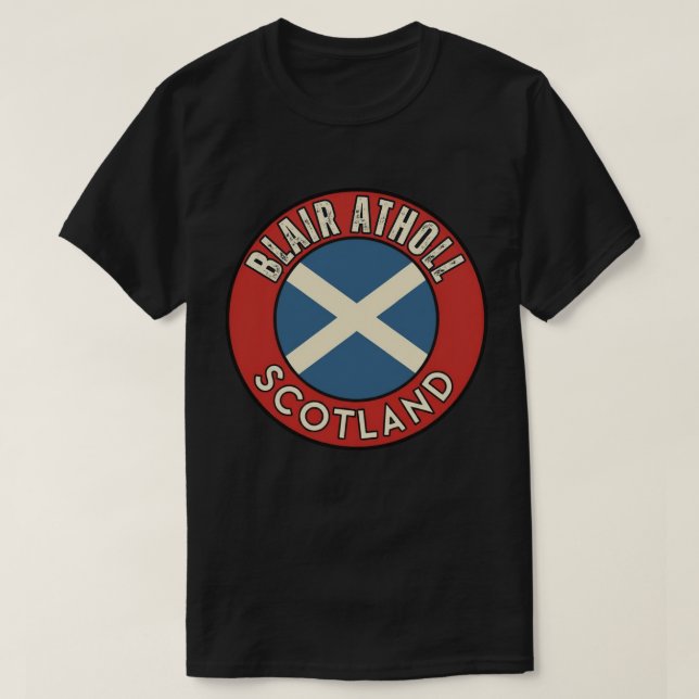 T-shirt Blair Atholl, Écosse (Design devant)