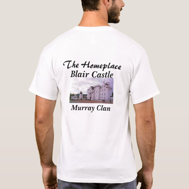 T-shirt Blair Castle - Scottish Murray Clan (Dos)