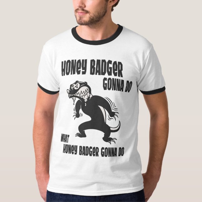 T-shirt Blaireau de miel (Devant)