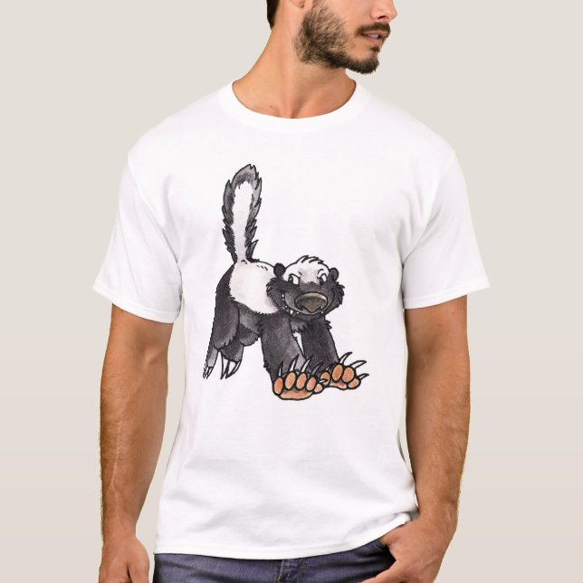 T-shirt Blaireau de miel (Devant)