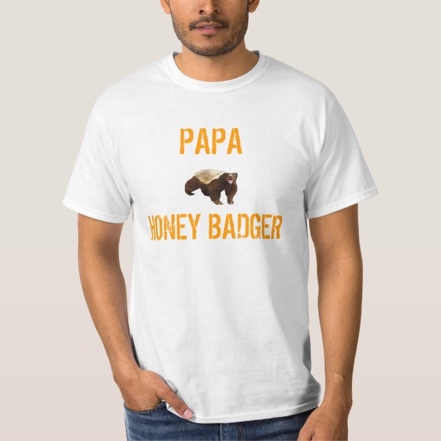 T-SHIRT BLAIREAU DE MIEL DE PAPA (Devant)