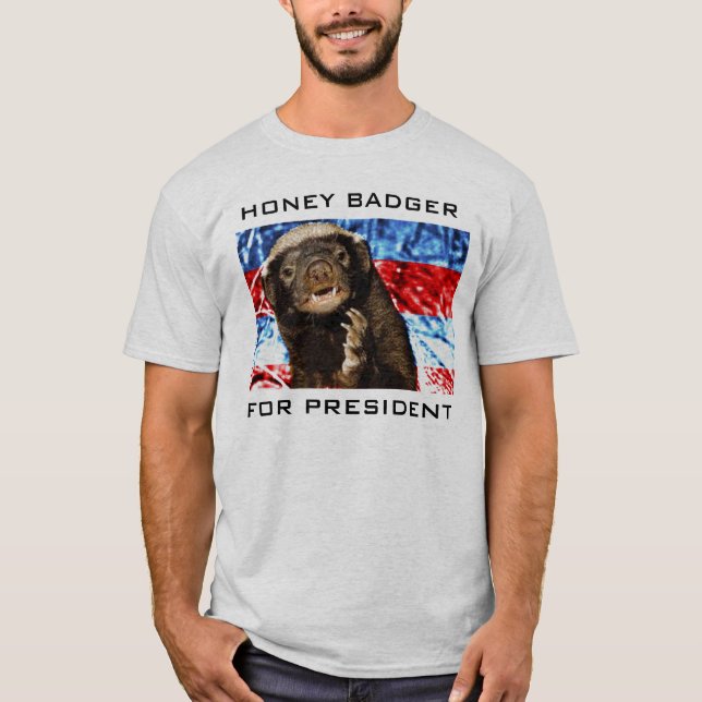 T-SHIRT BLAIREAU DE MIEL POUR LE PRÉSIDENT (Devant)