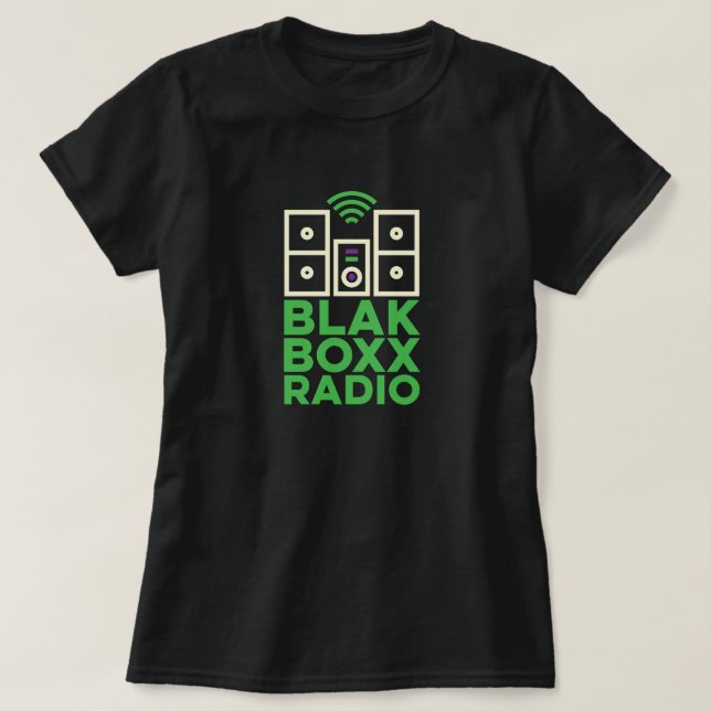T-shirt BLaKBoXXRadio Tee femmes noires (Design devant)