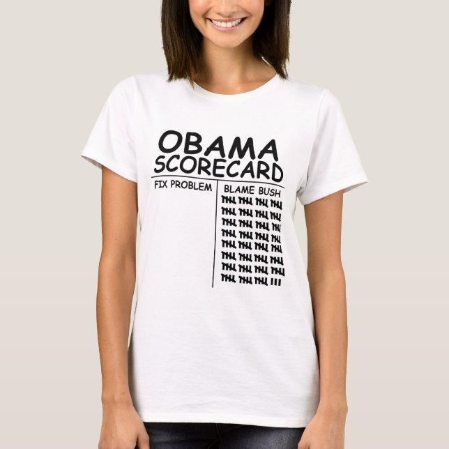 T-shirt Blâme Bush (Devant)