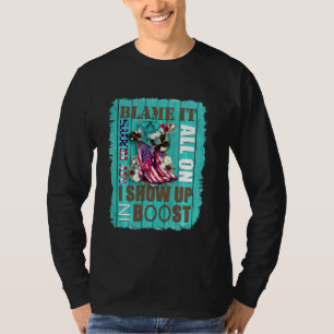 T-shirt Blâmer Tout Ça Sur Mes Racines Je Suis Arrivé En B