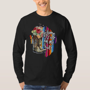 T-shirt Blâmer Tout Sur Mes Racines Musique De Pays