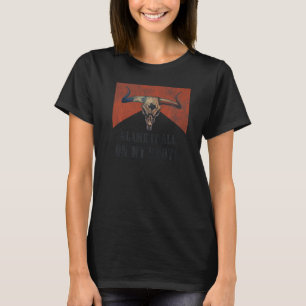 T-shirt Blâmer Tout Sur Mes Racines Retro Western Country