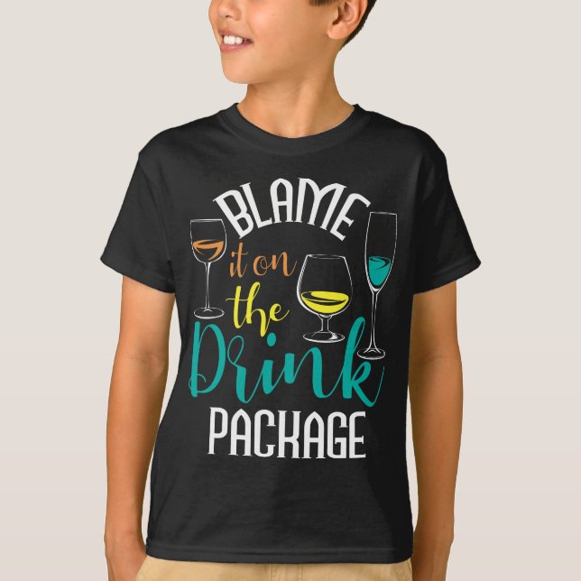 T-shirt Blâmez-Le Sur Le Forfait Boisson Cruising Lover Cr (Devant)