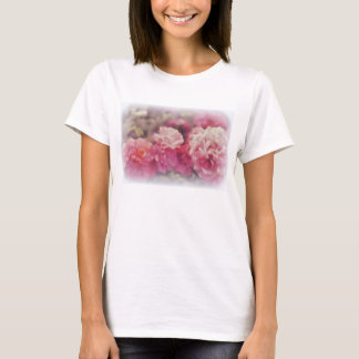 T-shirt blanc à la mode avec la copie peinte de