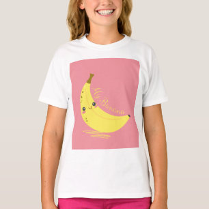 T-shirt blanc à manches courtes pour enfants avec