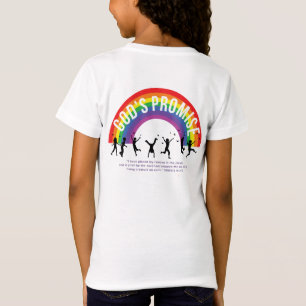 T-shirt blanc Arc-en-ciel avec logo