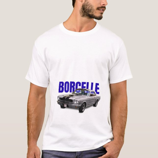 t-shirt blanc avec design unique (Devant)