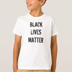 T-Shirt Blanc Black Lives Matter Enfant