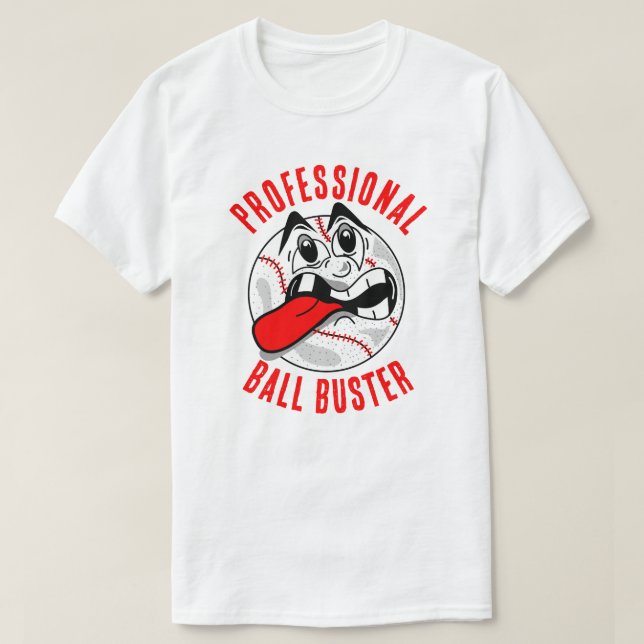 T-shirt blanc Buster Professional Ball (Design devant)