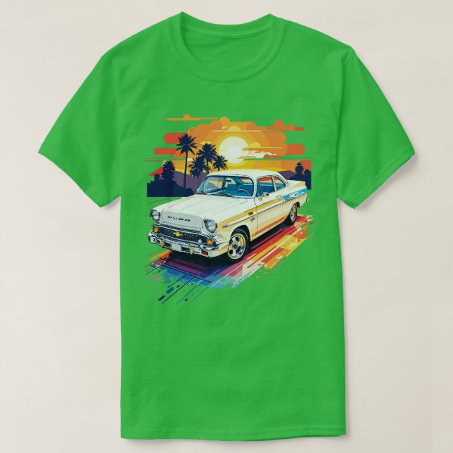 T-shirt Blanc classique Chevy (Design devant)