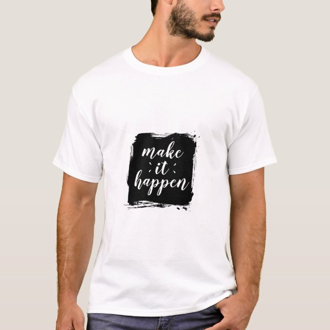 T-Shirt blanc classique – Confort au quotidien (Devant)