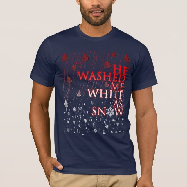 T-shirt Blanc comme neige (Devant)