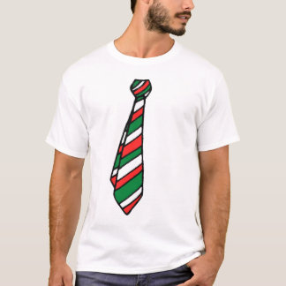 T-shirt blanc Cravate italien