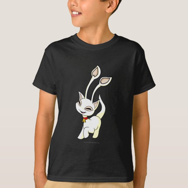 T-shirt Blanc d'Aisha (Devant)