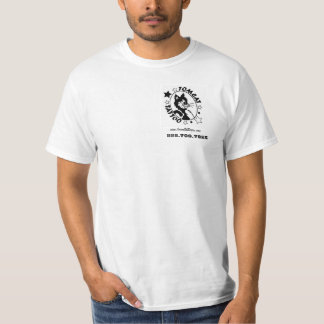 T-shirt Blanc de base de tatouage de Tomcat