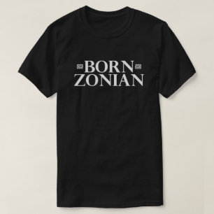 T-shirt Blanc (de base) né de Zonian - zone de canal de