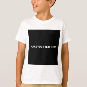 T-shirt blanc de base pour enfants