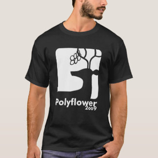 T-shirt Blanc de bière de cerfs communs - Polyflower 2009