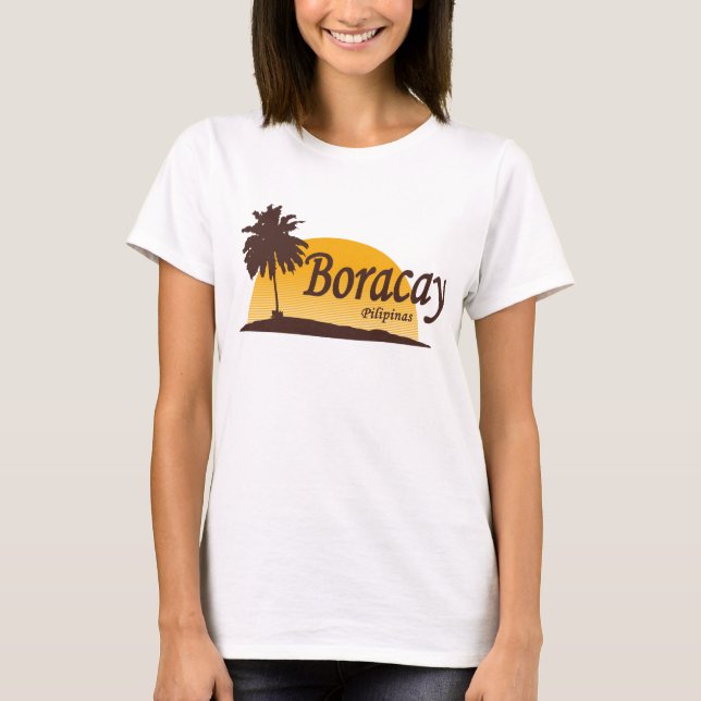 T-shirt Blanc de Boracay (Devant)