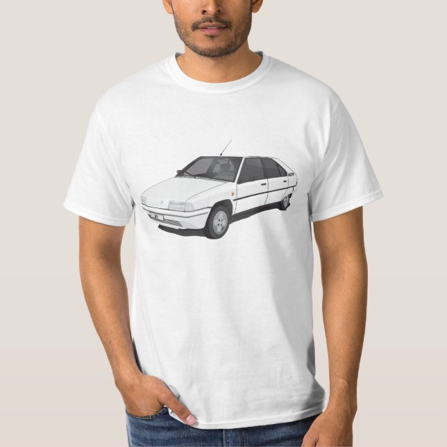 T-shirt Blanc de Citroën BX (Devant)