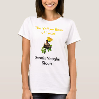 T-shirt BLANC de Dennis Backround, le rose jaune de Texa…