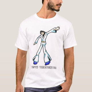 T-shirt blanc de fan de Trashistan