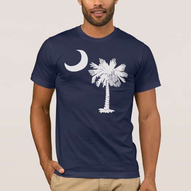 T-shirt blanc de Palmetto (Devant)