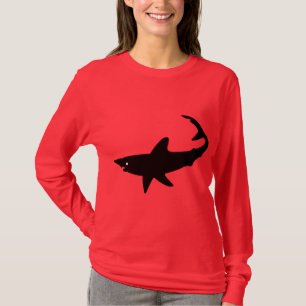 T-shirt Blanc de requins de ~ de requin grand