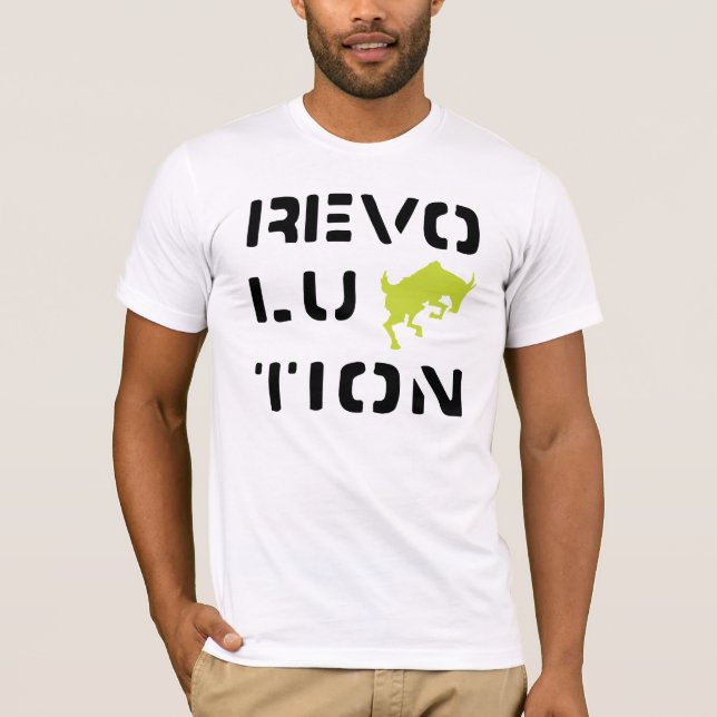 T-shirt Blanc de RÉVOLTE (Devant)