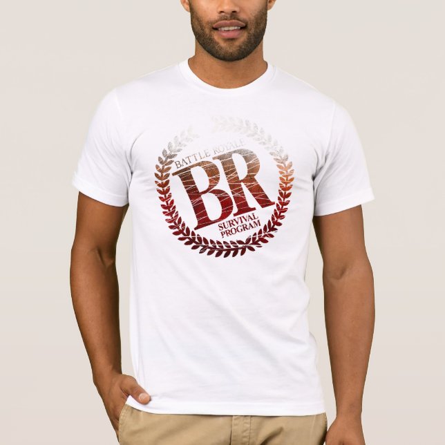 T-shirt Blanc de Royale de bataille (Devant)